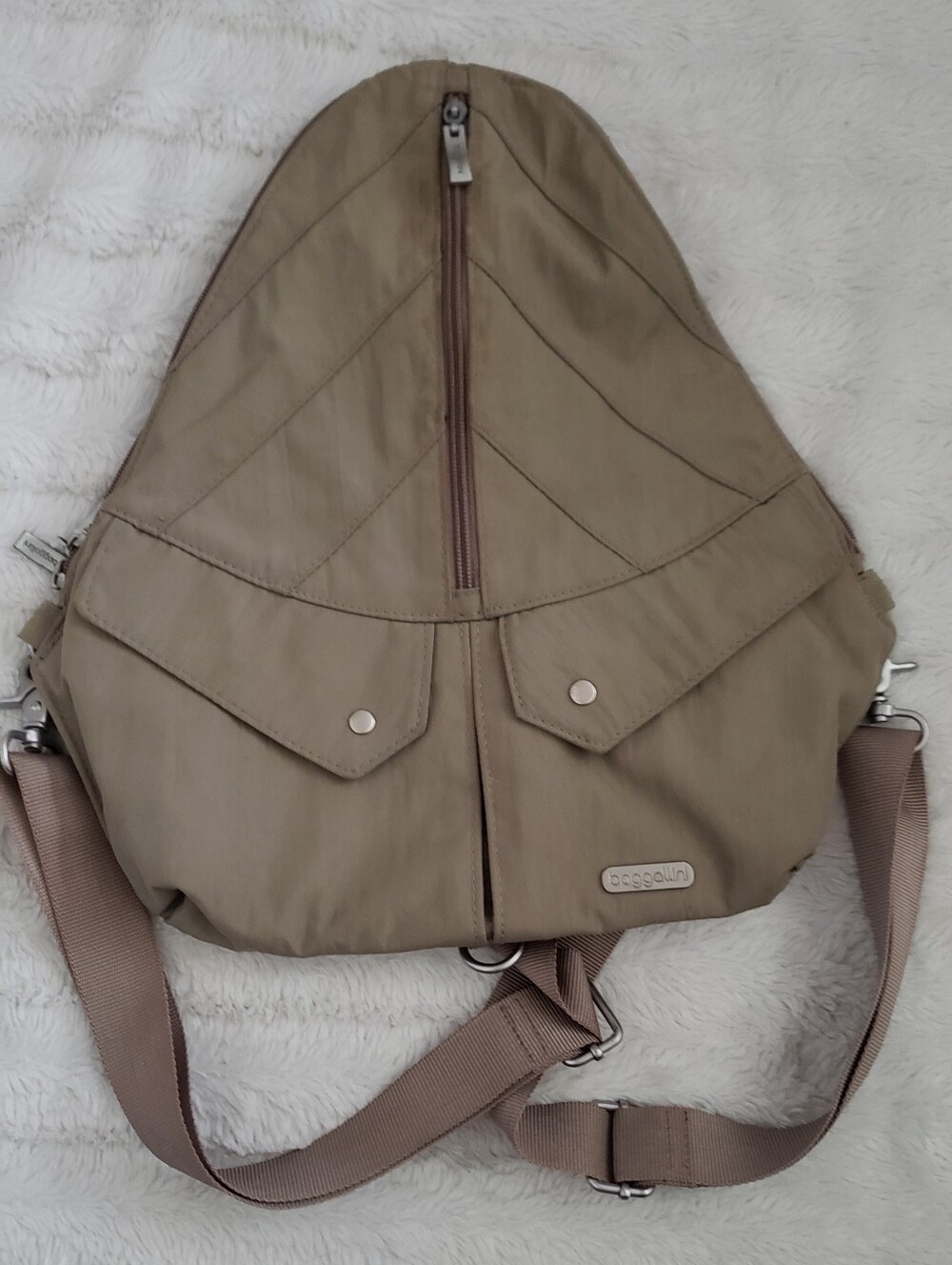 Baggallini Sling Bag With Attached Wallet